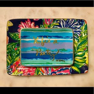 Lilly Pulitzer Trinket Tray Set